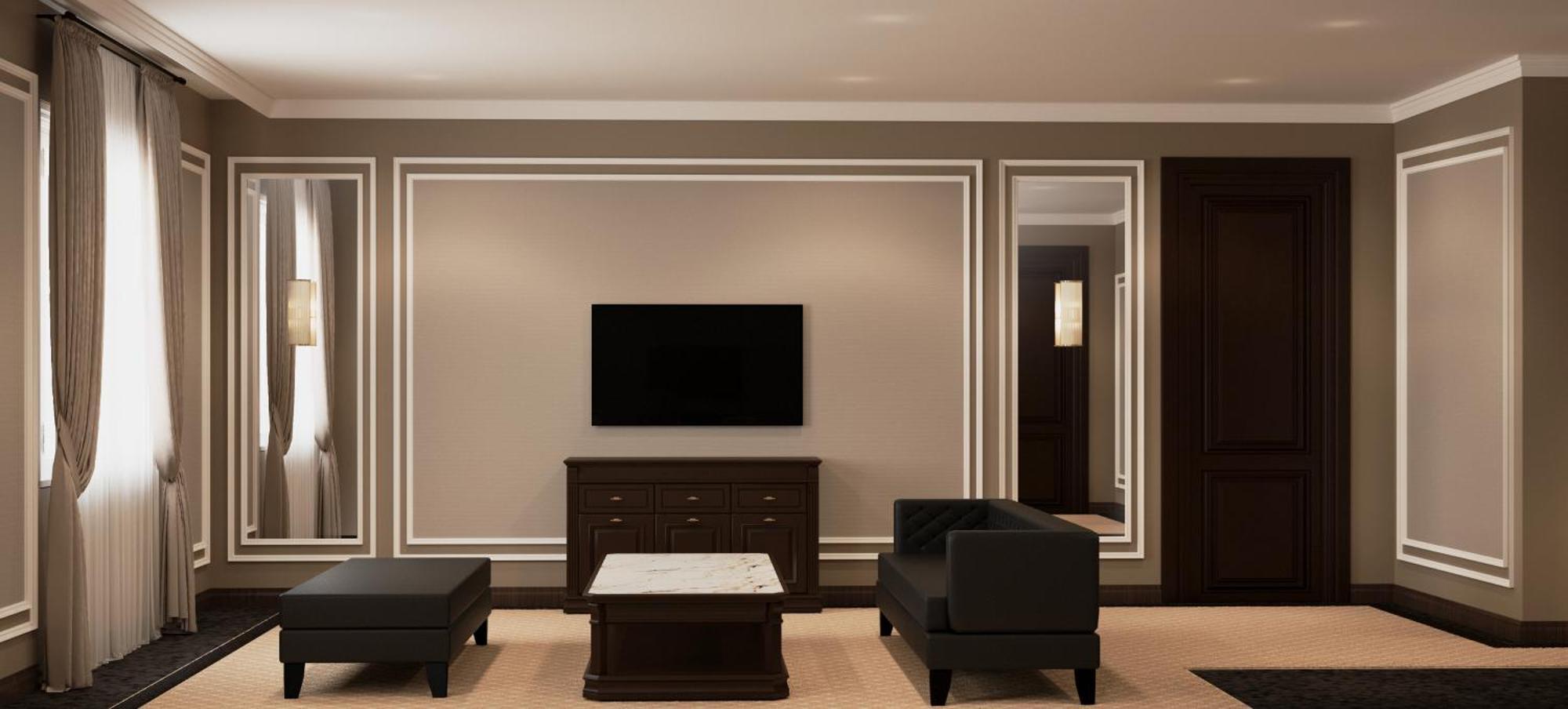 Goldeneye Hotel & Casino Svilengrad Exterior foto A 3D rendering of a living room