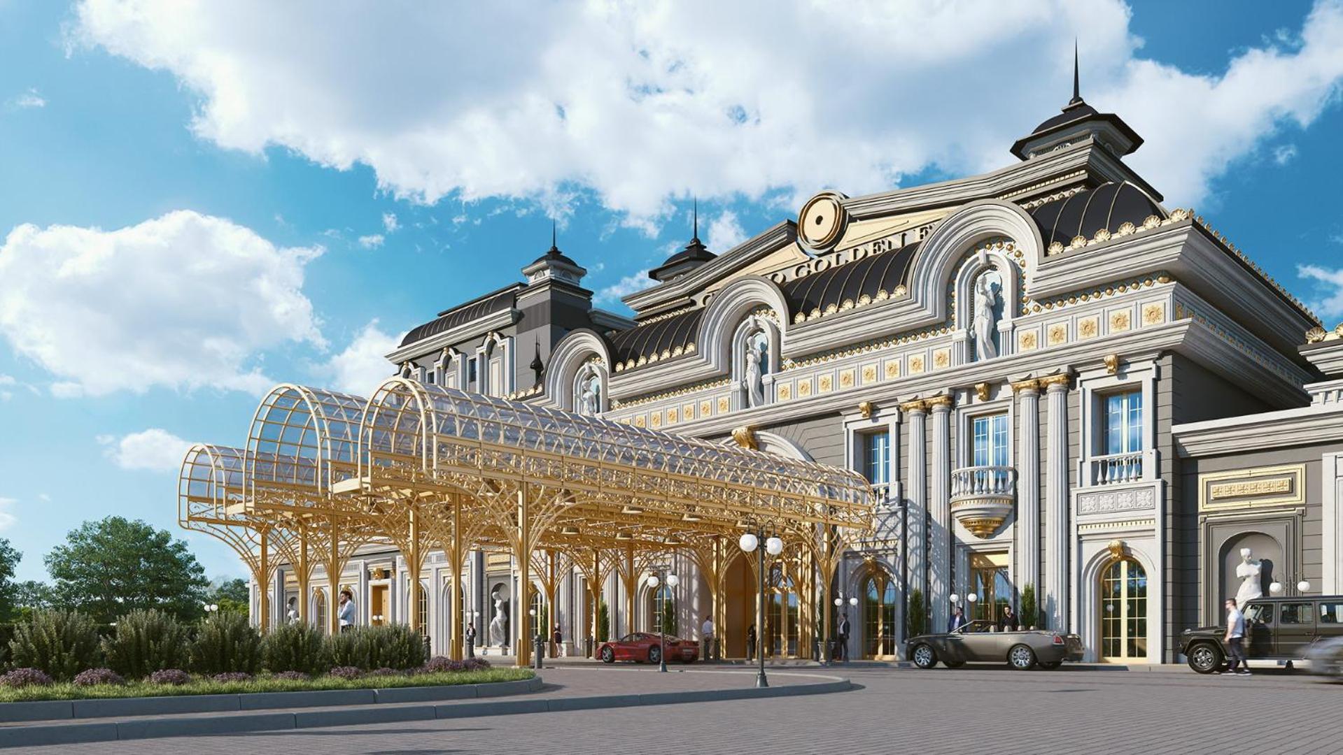 Goldeneye Hotel & Casino Svilengrad Exterior foto The hotel's main entrance
